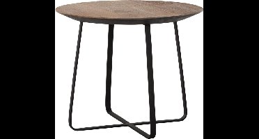 DTP Home Salontafel Neptunes rond teakhout - 50x50x40 cm