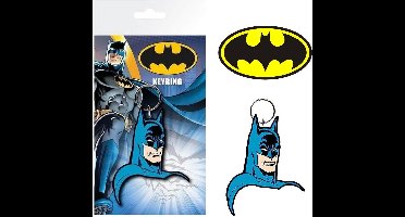 Batman comics sleutelhanger - 7 cm groot - Gemaakt van rubber