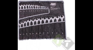 JMC Steekringsleutel set, 26 delig, 6 tot 32mm maten, Din3113