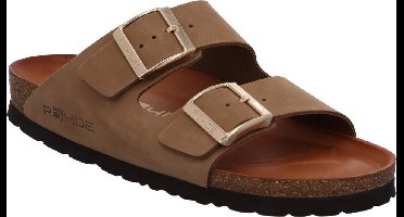 Rohde Alba Mules Damespantoffels Sandaal Leer 565014 naturel