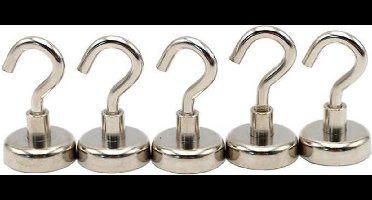 2 stuks -16mm magnetische haak - M4 schroefdraad - 3,8 KG