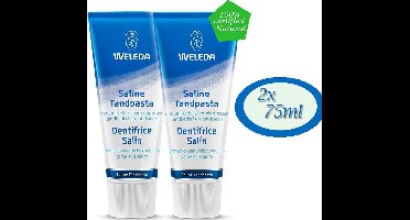 2x Weleda Tandpasta Saline Tube- 75ml