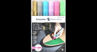 Schneider acrylmarker - Paint-It 320 - 4mm - etui 6 stuks - S-120296