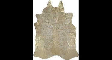 Back2Nature Vloerkleed koeienhuid goud