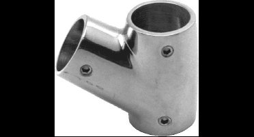 Seilflechter - Railing T-Stuk - 60 Graden - RVS - 25mm - Links - Maat: Default