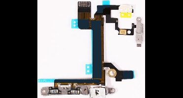 Geschikt voor iPhone 5s Power en Volume knop kabel met metalen brackets