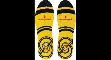 Sorbothane® Double Strike schokabsorberende inlegzolen : maat 42