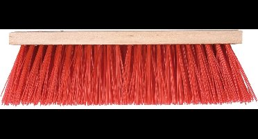 Talen Tools - Bezem - Kunststof - Rood - 35 cm - Zonder steel