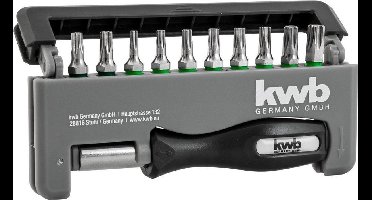 KWB Torx 12-delige schroevendraaier bit-box INDUSTRIAL STEEL