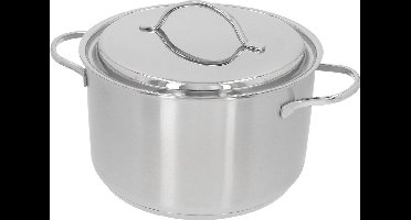 Demeyere Resto 3 RVS Kookpan – Kookpan inductie – 24 cm – 6L Inhoud - Deksel Inbegrepen