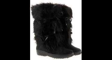 Oscar Sport Jari Ecol - Gevoerde Laarzen/ Snowboots - Zwart - Maat 32
