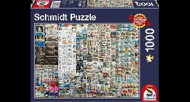 Souvenier Kraam, 1000 stukjes Puzzel