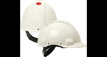 3M Veiligheidshelm Uvicator pinlock ventilatie plastic zweetband wit G3000CUV-VI