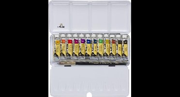 Rembrandt water colour box 12 10mL tubes - oxide black mixing