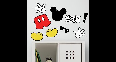 muurstickers Mickey Mouse vinyl 9 stuks
