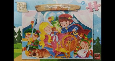 Puzzel Sprookje Sleeping Beauty - King - 12 Stukjes