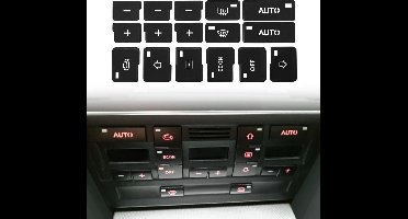 Airco Clima Paneel Interieur beschadigde knoppen reparatie vervanging beschadigd Geschikt Vooor Audi A4 B6 B7 S4 RS4 Knop A/C