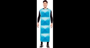 Witbaard Verkleedpak Tetris Polyester Lichtblauw Mt M/l