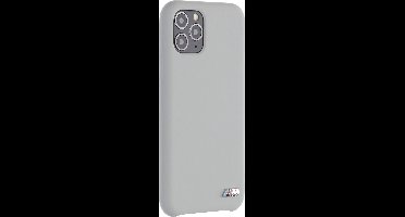 BMW iPhone 11 Pro TPU Kunstleer Smartphonehoesje - Grijs - Bescherming & Back Cover