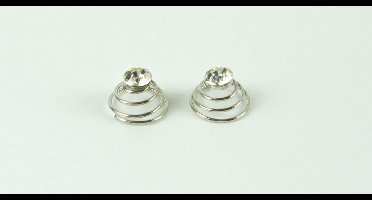 Curlies glas steen strass middel