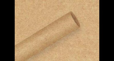 Inpakpapier Cadeaupapier Natron Kraft Bruin 6 rollen 500x70cm- Breedte 70 cm - 5m lang