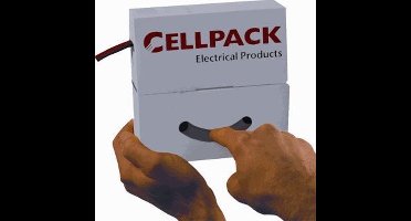 CellPack 127068 Krimpkous zonder lijm Blauw 9.50 mm 4.80 mm Krimpverhouding:2:1 10 m