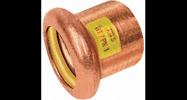 Bonfix Pressfitting roodkoper GAS Eindkoppeling 15 - 1 x press - (m-profiel)