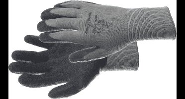 1 paar - SafeWorker ALM nylon/latex handschoen 01080190 - Grijs - 10