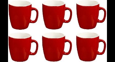 Senseo mokken Secret de Gourmet®, 160 ml, 6 stuks rood