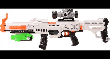 Tack Pro Shotgun Pro Sniper 7 - Foam darts pistool met licht en geluid