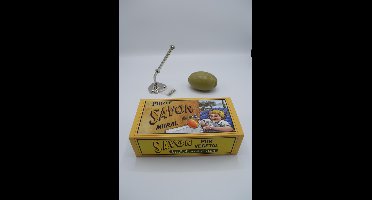 Zeephouder / Zeepstang RVS met Zeepbol Olijven - La Savonnerie de Nyons