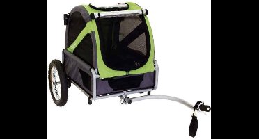 DoggyRide Mini Trailer 2020 - Hondenfietskar - Groen