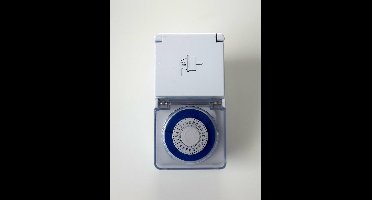 Q-link Tijdschakelklok- Timer - tijdschakelaar met afdekklepje