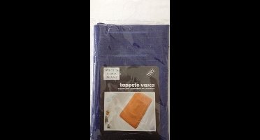Badmat antislip- blauw 36x82cm