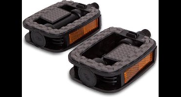 Fiets pedalen met super grip Lynx met reflectors