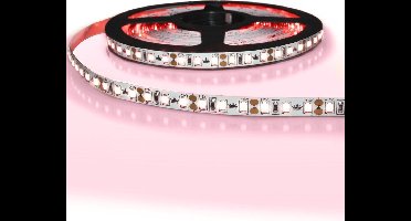 5 meter gekleurde led strip IP20 12V - Rode kleur - 120 leds p/m