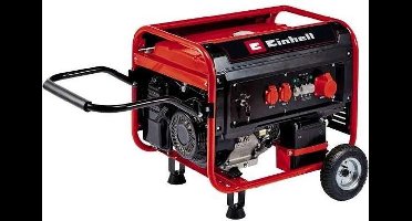 Einhell TC-PG 55 / E5 Aggregaat 4 takt generator 2x 230V + 1x 400V Max. 5500 Watt AVR Spanning 25 liter 7.5K kW
