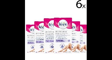 Veet Ontharingsstrips - Benen & Lichaam - Hypoallergene Minima - 40 stuks x6