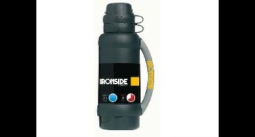 Ironside Thermosfles 1L - Zwart | Geleverd met 2 Bekers | Duurzaam en Praktisch Ontwerp