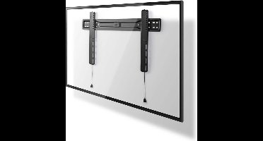 Nedis Vaste TV-Muurbeugel - 37 - 70 " - Maximaal schermgewicht: 35 kg - Minimale muurafstand: 18 mm - Staal - Zwart