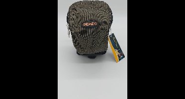 DELTACO - Cameratas - Kleine Cameratas - Camera Hoesje - Polyester - Zwart met Groen