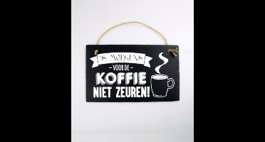 Leisteen - voor de koffie zeuren