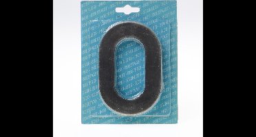 Oxloc Huiscijfer RVS 120mm nr 0