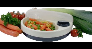 Able2 Warmhoudbord 2 Vaks Met Deksel - 22 cm