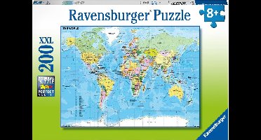Ravensburger puzzel Wereldkaart - legpuzzel - 200 stukjes