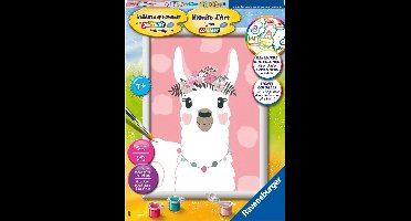Ravensburger Schilderen op nummer Lama - Hobbypakket