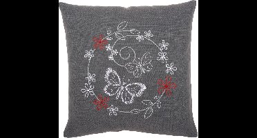 Borduurkussen kit Vlinders - Vervaco - PN-0156071