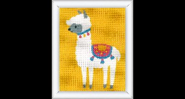 Vervaco - Stramien kit - Lama - PN-0178347 - Borduren - Borduurpakket - Borduurpakket kind