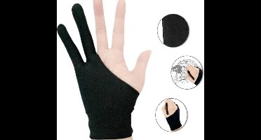 Schilderen op nummer en teken handschoen (heren)