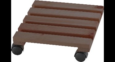 Plantentrolley Economy - 30 x 30 cm - Donker Gebeitst